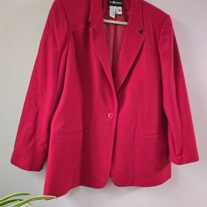 Sag Harbor Vibrant Red Women's Blazer